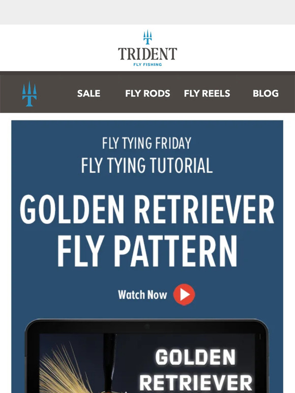 Trident Fly Fishing How to Tie a Golden Retriever Milled