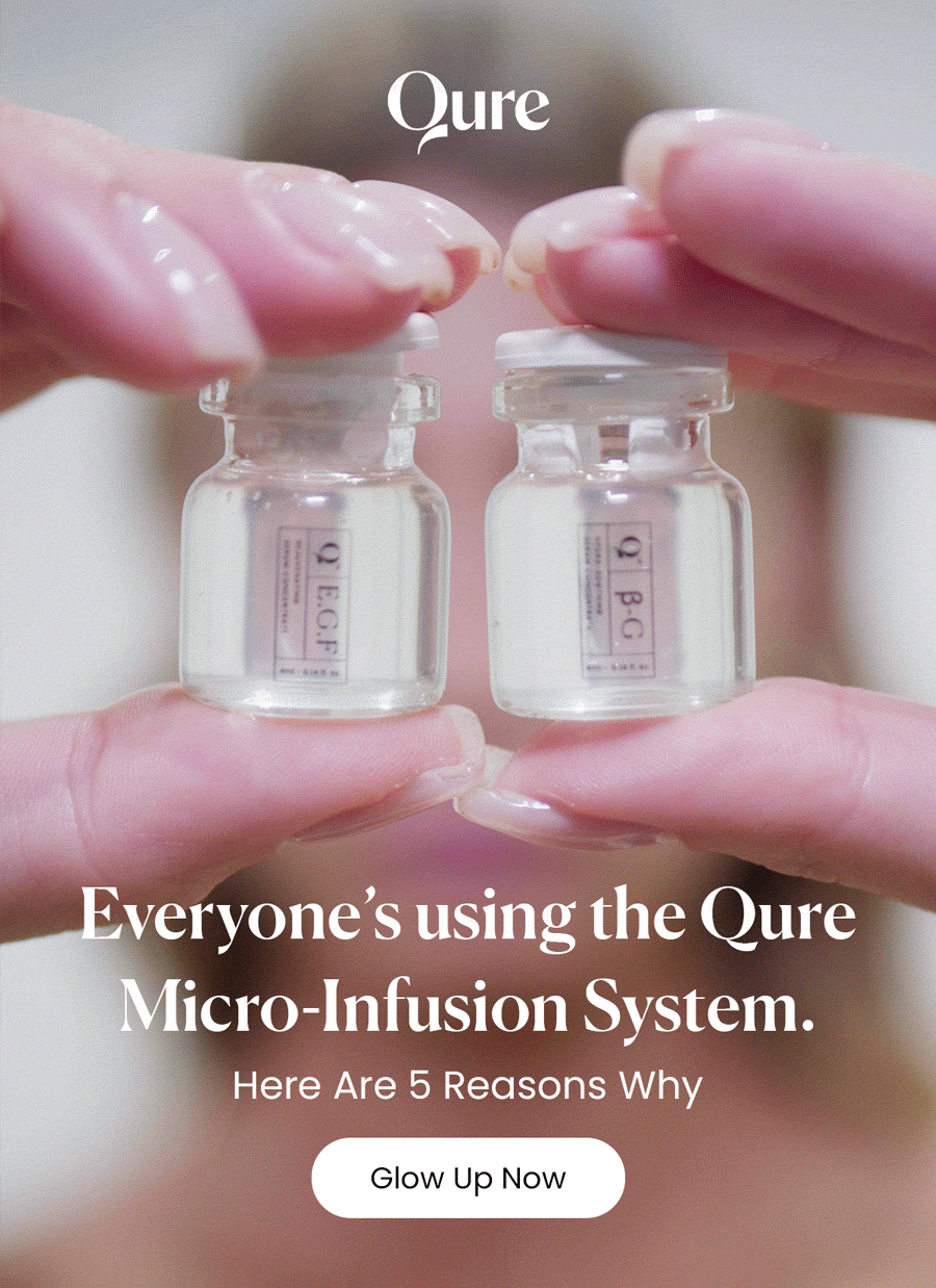 Qure. Everyone’s using the Qure Micro-Infusion System. Here Are 5 Reasons Why Glow Up Now