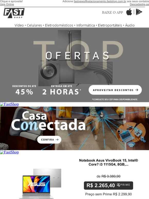Veja agora! Ofertas com até 45% de desconto 😱