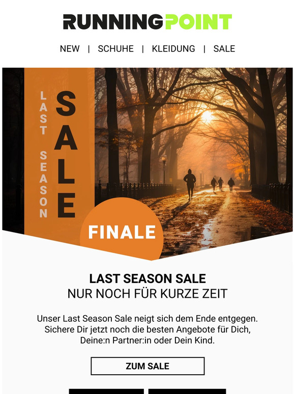 🚨 Unser LAST SEASON SALE endet bald