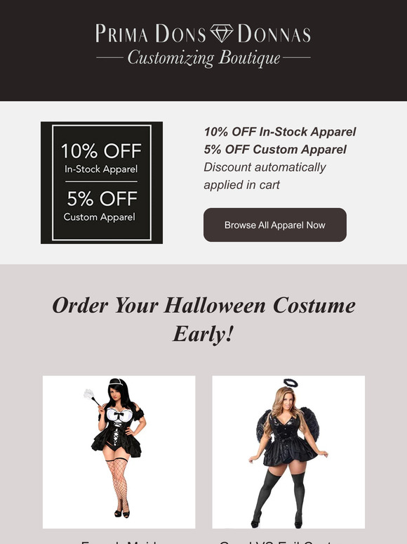 Pre-Fall Sale Ends 09/30! Shop Fall Apparel & Prep for Halloween!