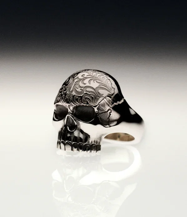 Tattoo Skull Ring