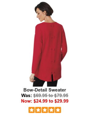 Bow-Detail Sweater