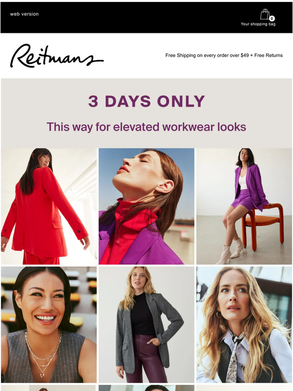 Snag 40% off workwear must-haves