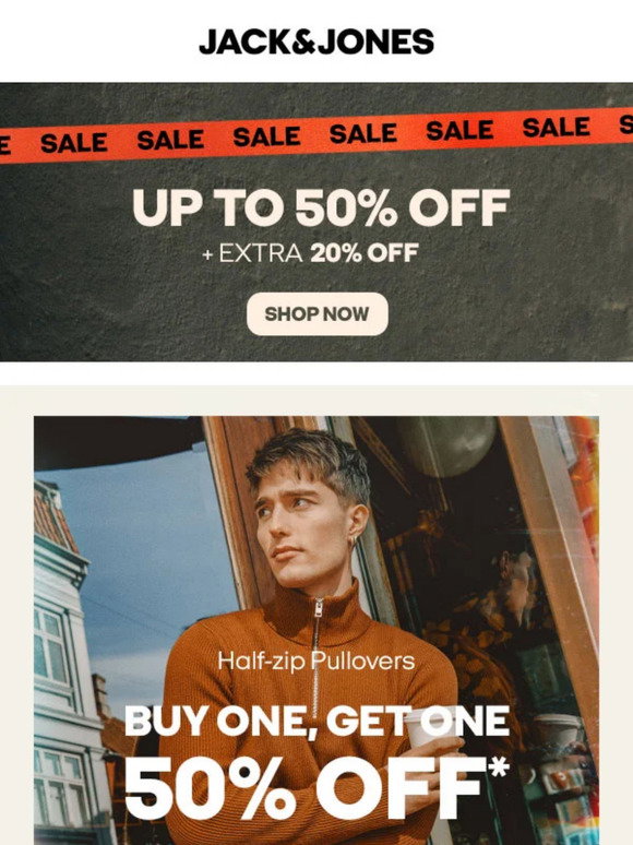 JACK & JONES CANADA SPOTLIGHT ON The halfzip Milled