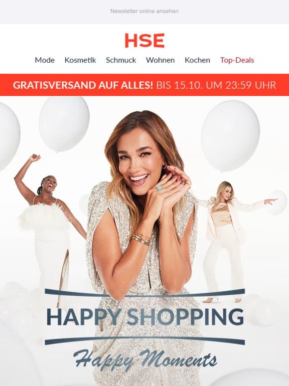 🎈 Happy Shopping 🎈 Feiern Sie mit uns!