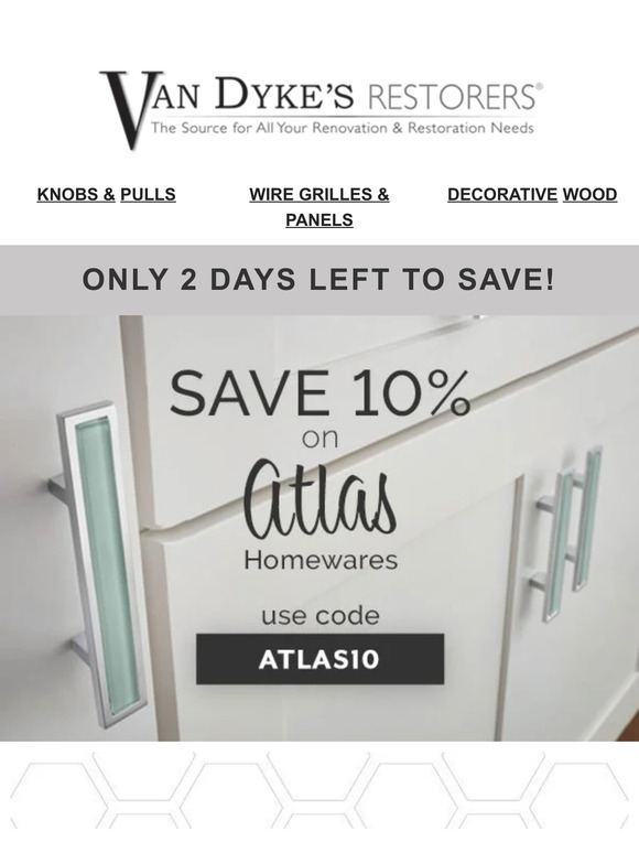 Time is Running Out to Save on Atlas Homewares