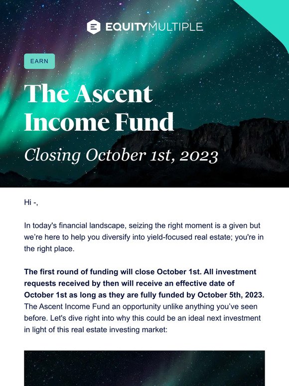 Closing Soon: Ascent Income Fund