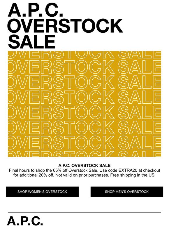 Overstock Sale Final Hours | 65% off & Additional 20% Code