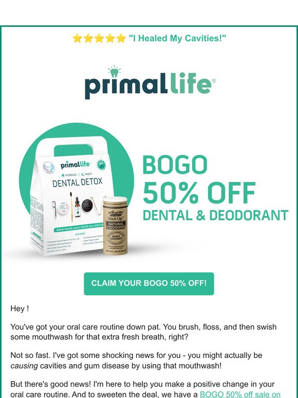 BOGO 50% Off Starts Now!🎉