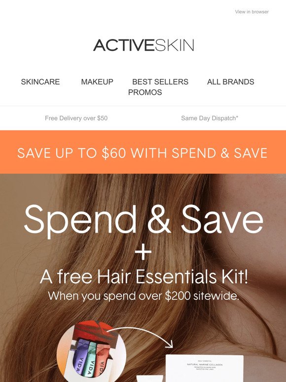 Up to $60 off + a FREE Hair Kit 💸
