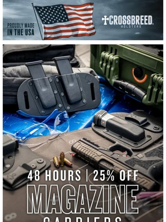 Weekend Special: 25% Off Mag Carriers