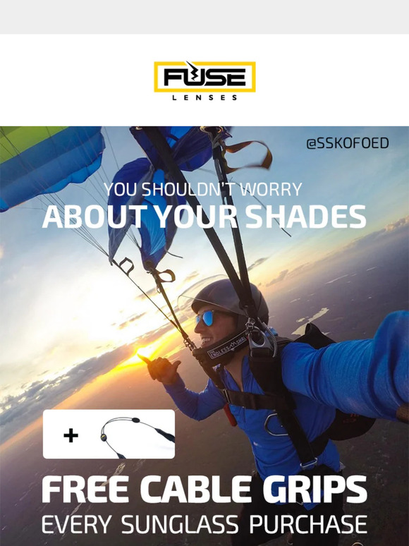 Get FREE Cable Grips with New Sunglasses