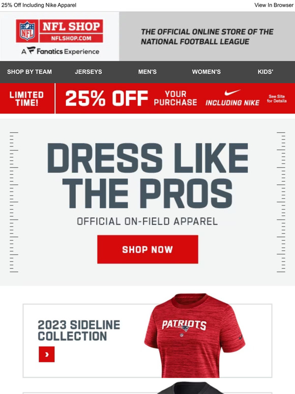 NFL Europe Shop DE: Vineyard Vines Sale! Save 30% On NFL Gear