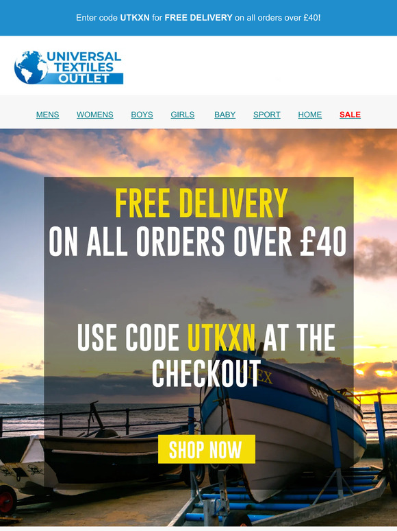 ⛵ Hey , HURRY! Free Delivery On EVERYTHING Ends TOMORROW! ⛵