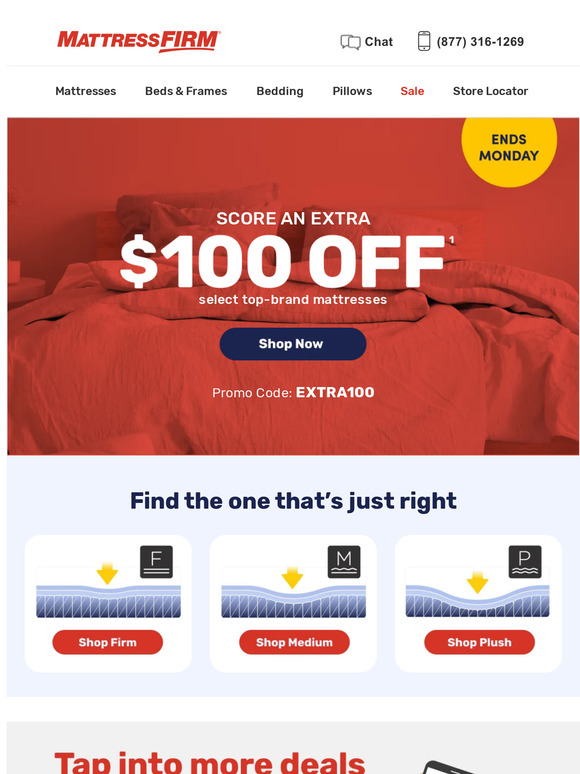 Ends Monday❗Extra $100 off better sleep