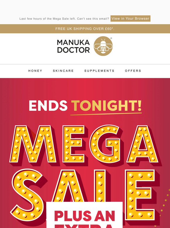 🚨Last Chance🚨 Mega Sale ends tonight!