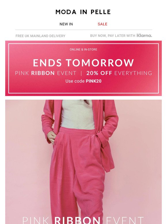 Ends Tomorrow | 20% off Everything