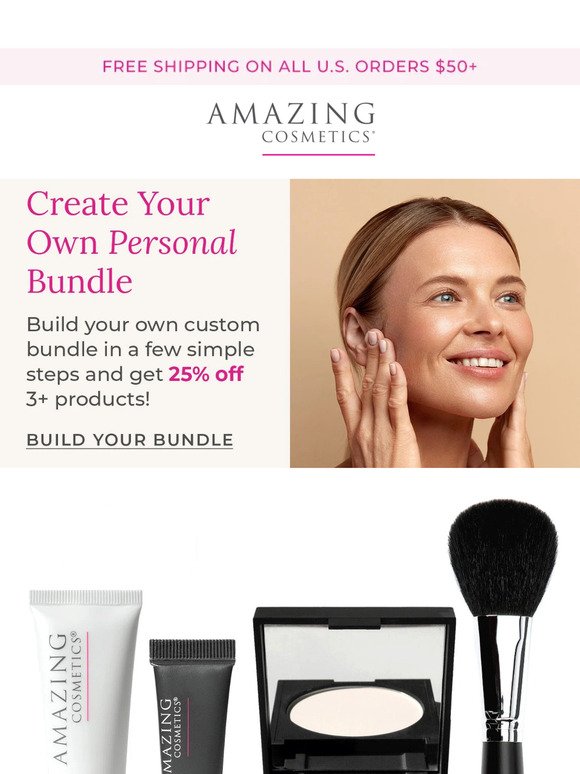 Get 25% off your customized bundle!