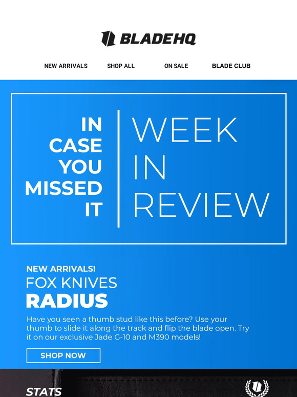 Blade HQ Source New arrivals from Benchmade, Fox, & MKM! Milled