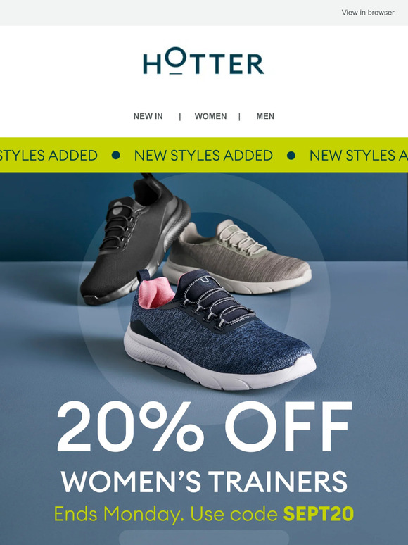 hotter ladies trainers