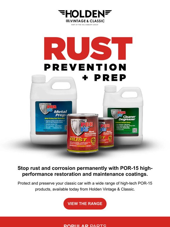 Rust Prevention + Prep!