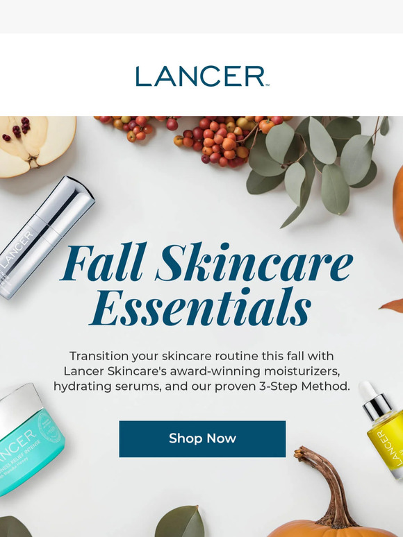 Your Fall Skincare Essentials Have Arrived 🍂