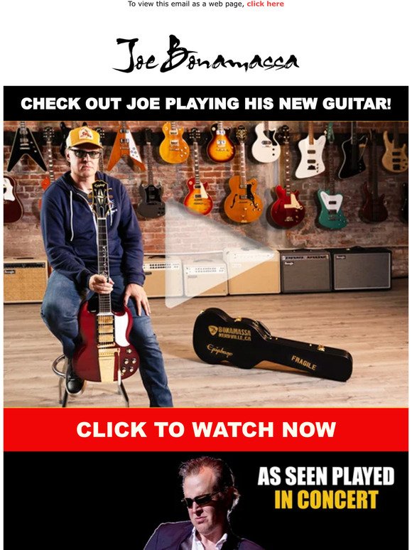 The Sweet Sounds Of Joes New Guitar - Watch Now!