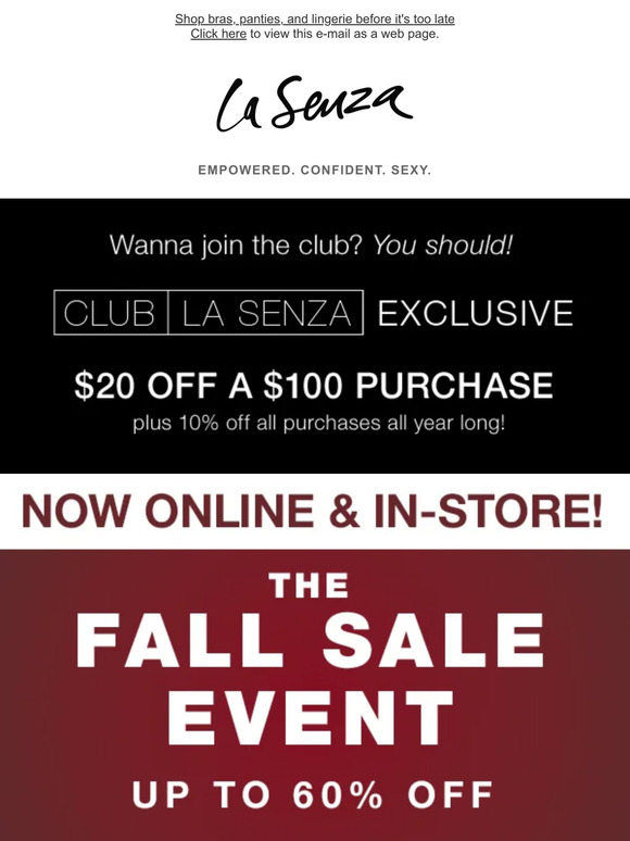 Your favourite words…FALL SALE
