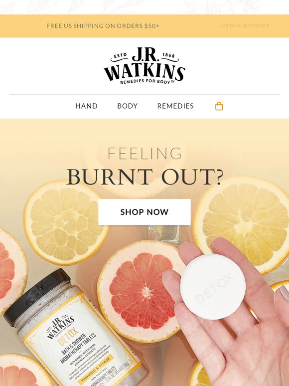 JR Watkins Naturals How turmeric + citron Milled