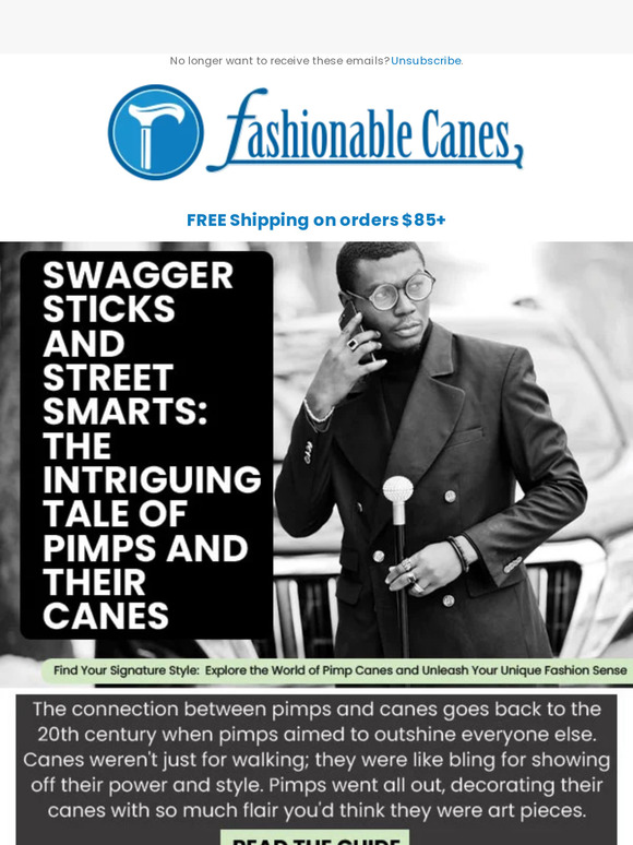 From Swagger to Symbolism: The Rich History of Pimp Canes