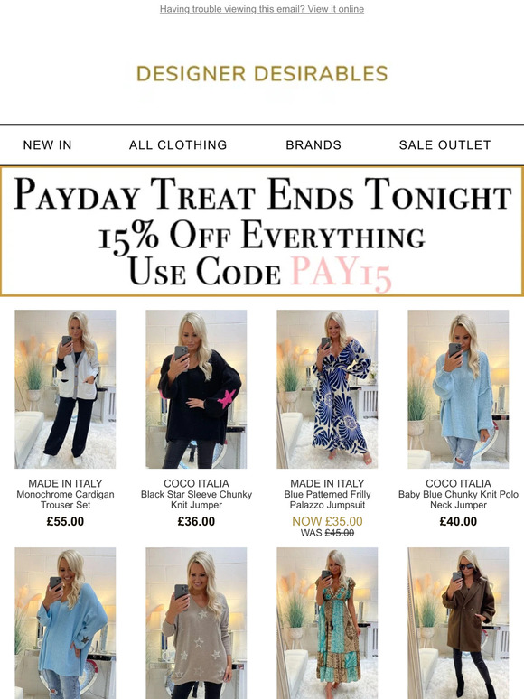 💰 LAST CHANCE 15% Off Everything ENDS TONIGHT 💰