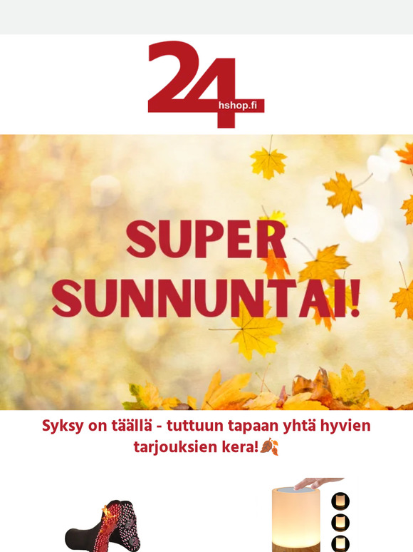SUPER SUNNUNTAI!💥 ALE jopa 63%