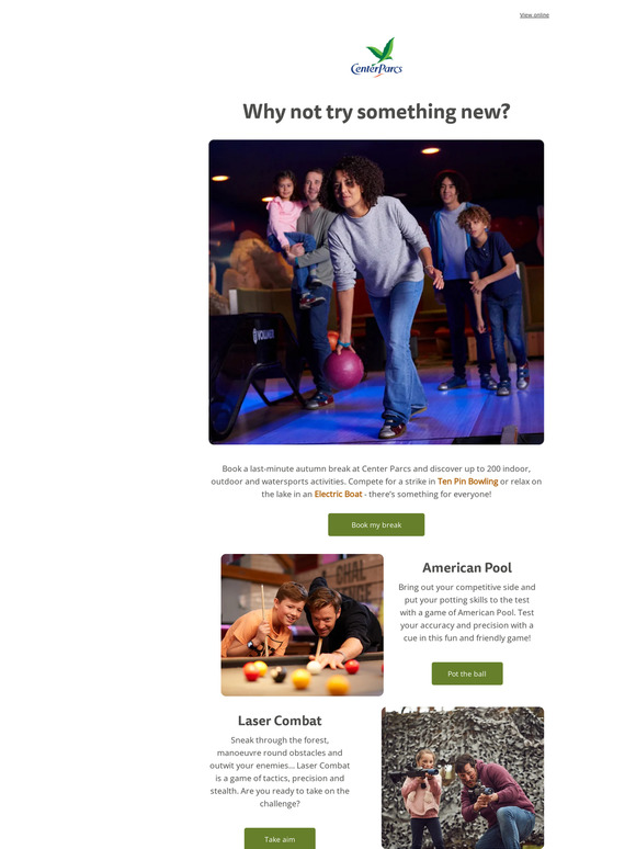 Center Parcs What activity will you try? 🚣‍♂️ Milled