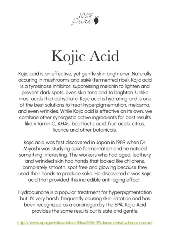 💕Reasons To Love Kojic Acid!