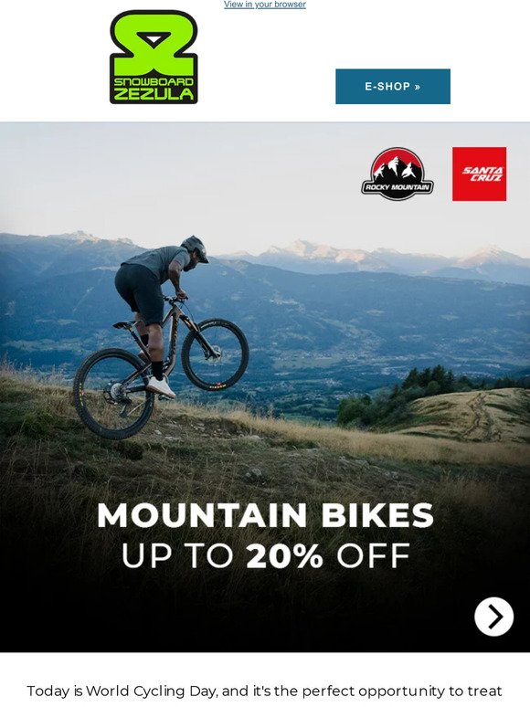 Celebrate World Cycling Day with a fat discount
