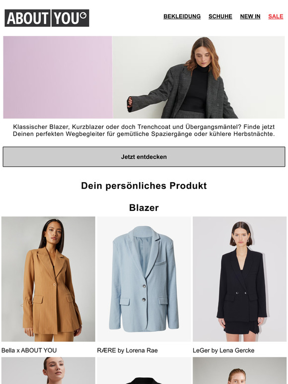 ABOUT YOU: So stylen wir Blazer im Herbst | Milled