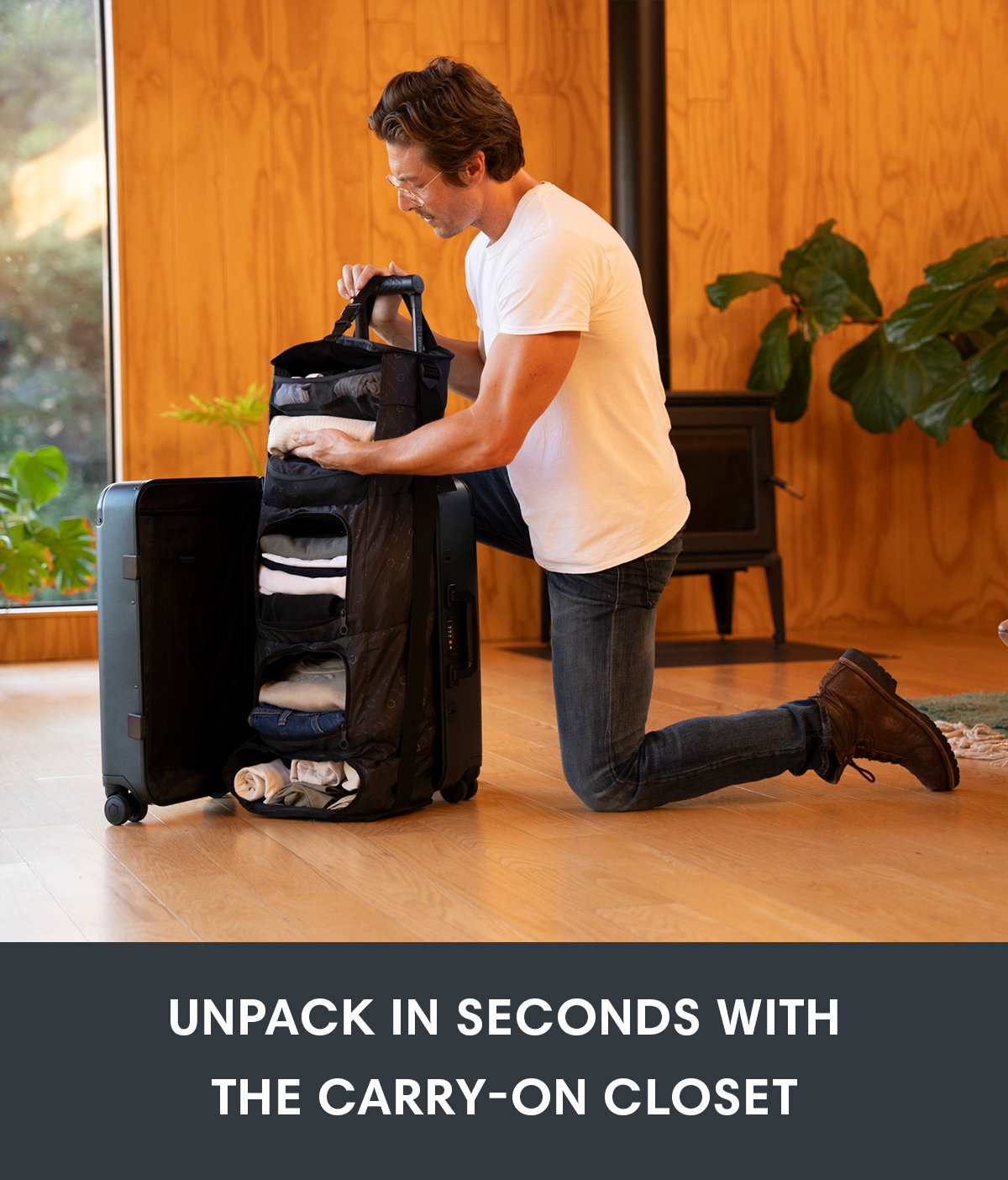 Solgaard: Unpack in seconds with the Carry-On Closet | Milled