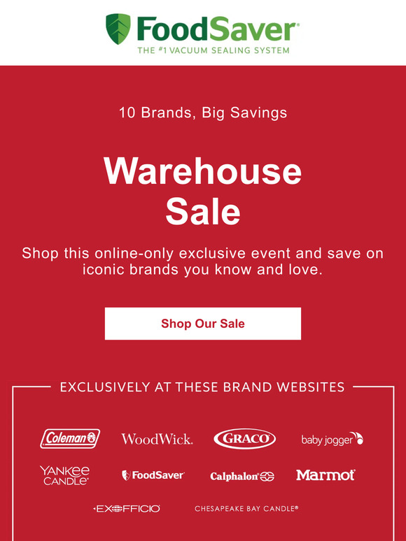 Foodsaver: ⭐Exclusive Warehouse Sale Event⭐ | Milled