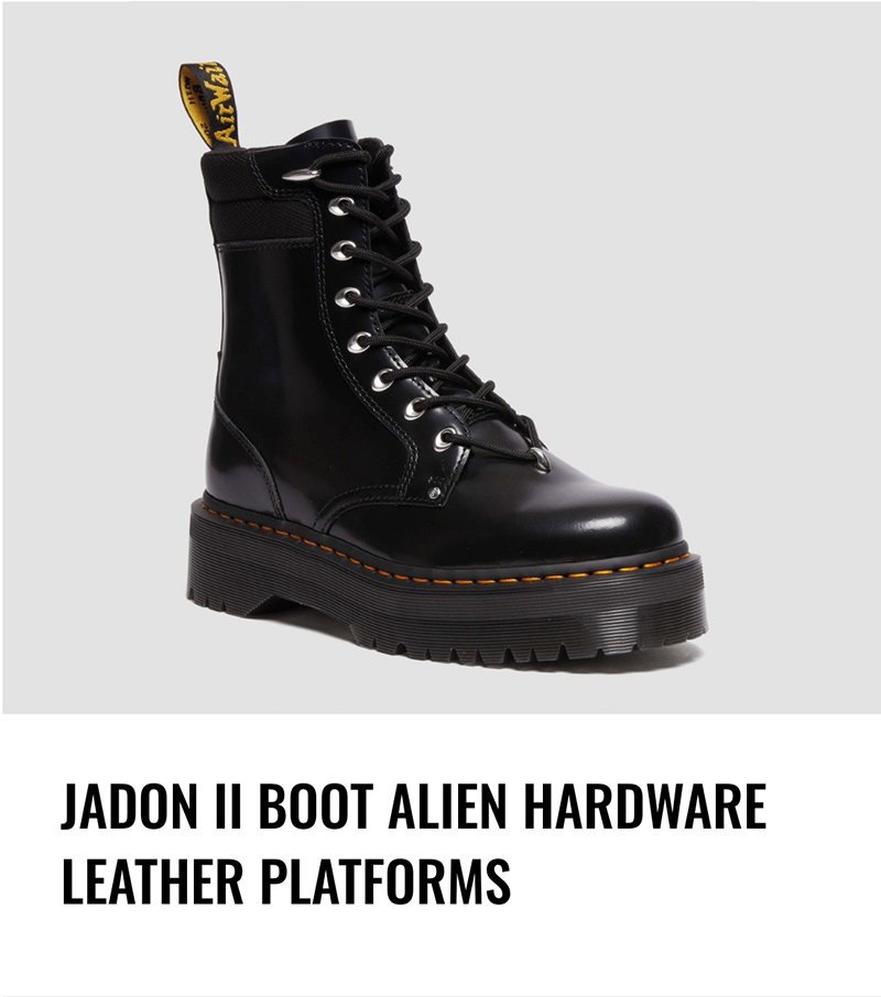Jadon II Boot Alien Hardware Leather Platforms