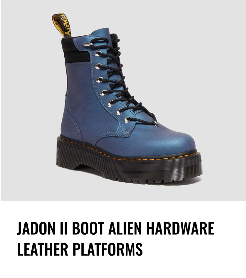 Jadon II Boot Alien Hardware Leather Platforms