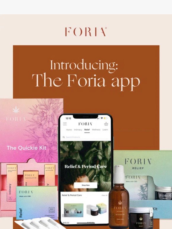 Introducing: The Foria app