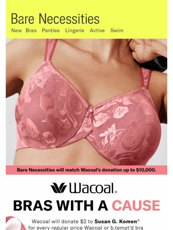 Bare Necessities Bras With A Cause Join The Fight Against Breast