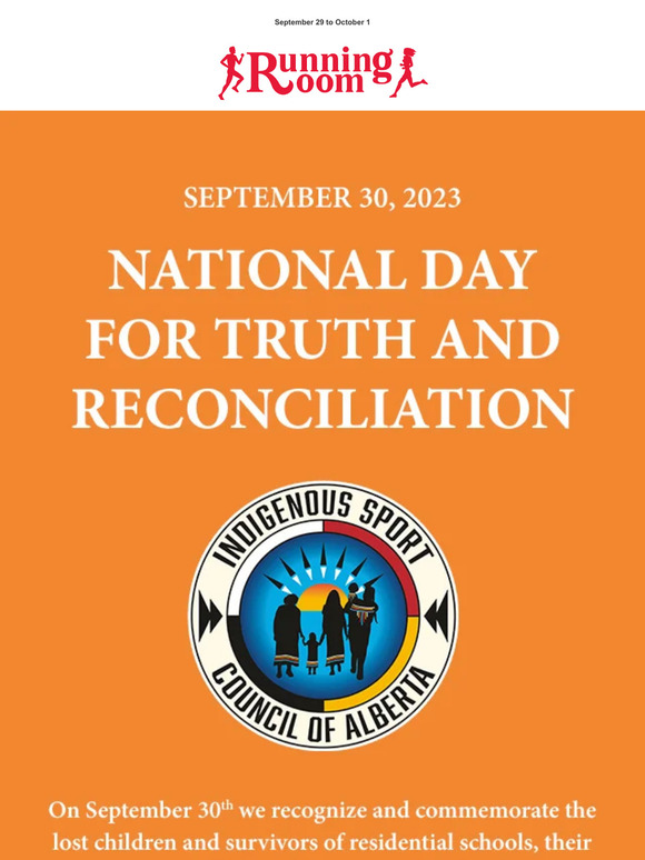 Running Room Canada National Day For Truth And Reconciliation Our