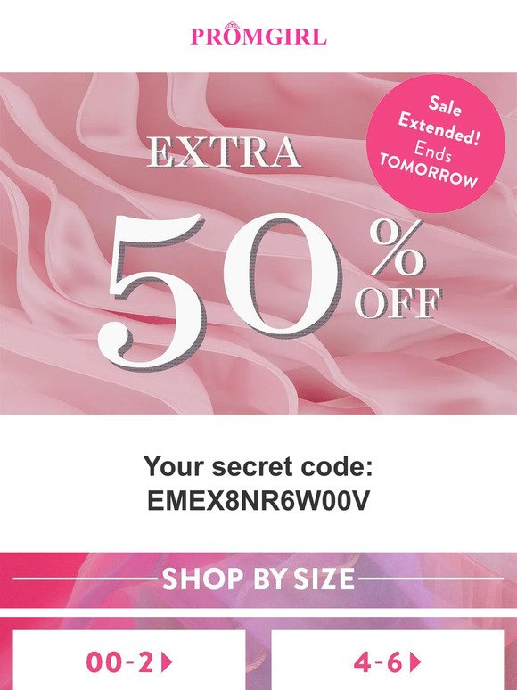 Exclusive Sale Extended - Up to 95% Off Sale!