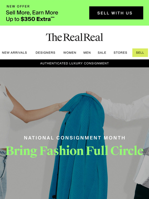 The RealReal It’s National Consignment Month Milled