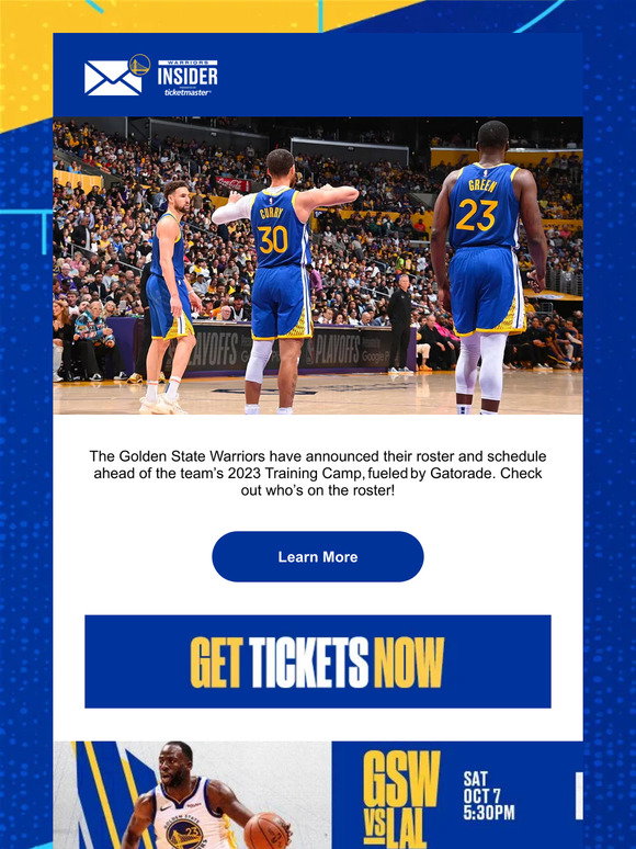Warriors Single-Game Tickets for the 2022-23 NBA Season Available Tomorrow  During Exclusive Presale Events