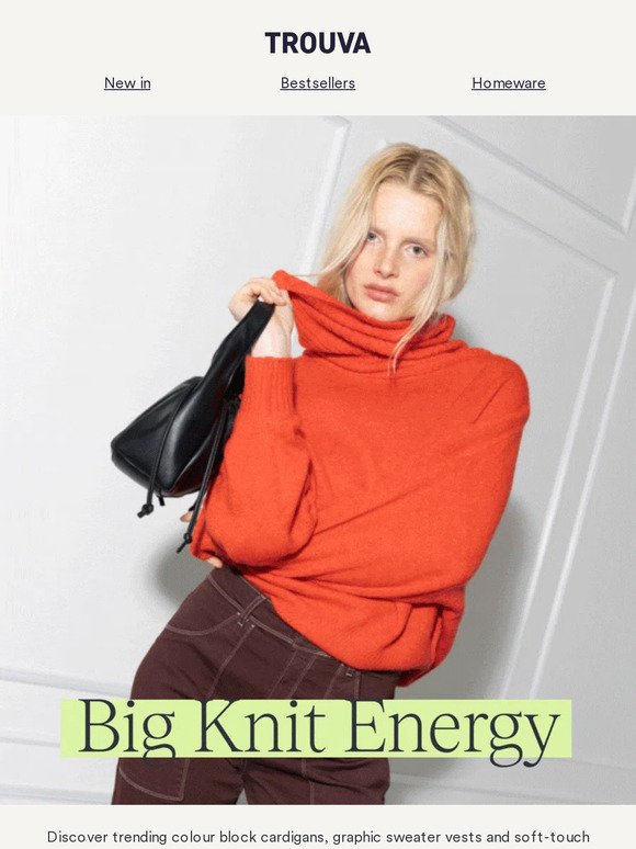 Big knit energy 💥