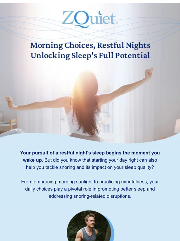 Morning Choices, Restful Nights 🔗