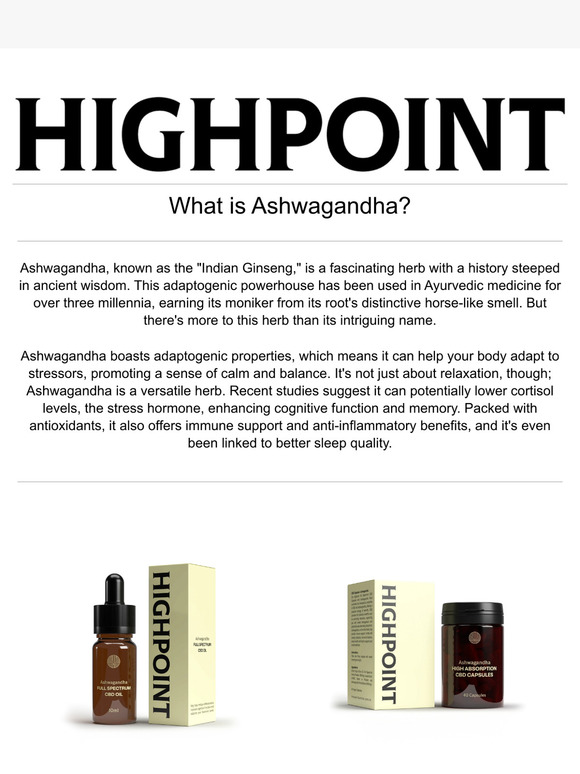 Get to know Ashwagandha